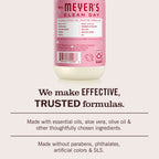 Mrs. Meyer's Peppermint Liquid Hand Soap 3-count Bundle 